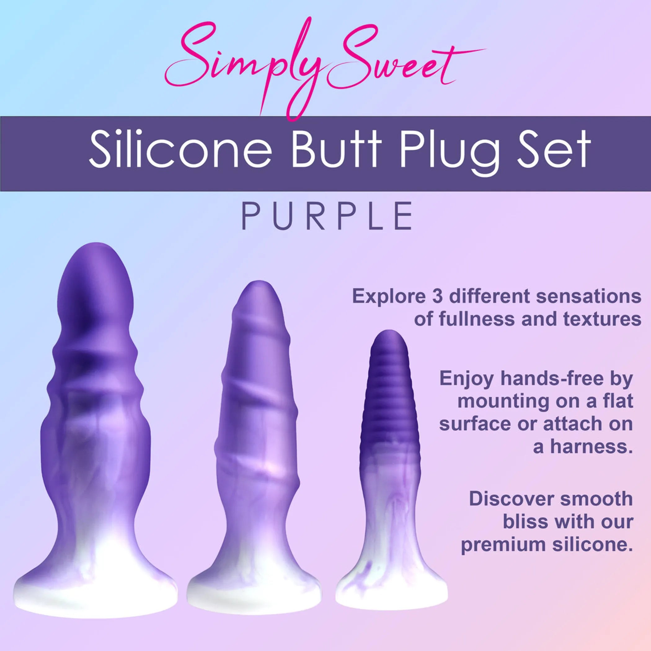 Simply Sweet Plug Set - Purple