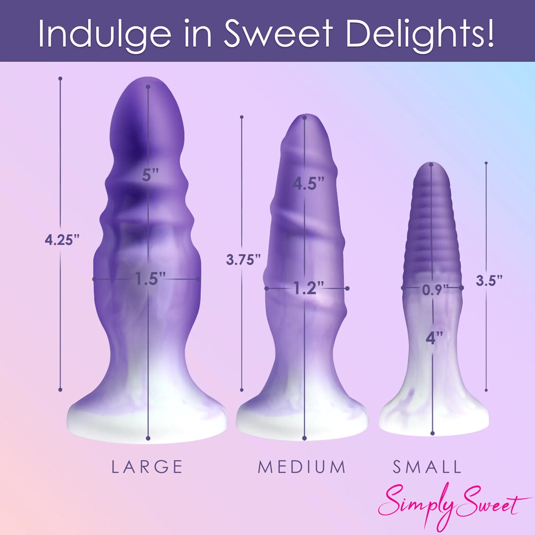 Simply Sweet Plug Set - Purple
