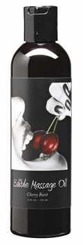 Earthly Body Edible Cherry Massage Oil – 8 oz