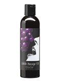 Earthly Body Edible Grape Massage Oil – 8 oz