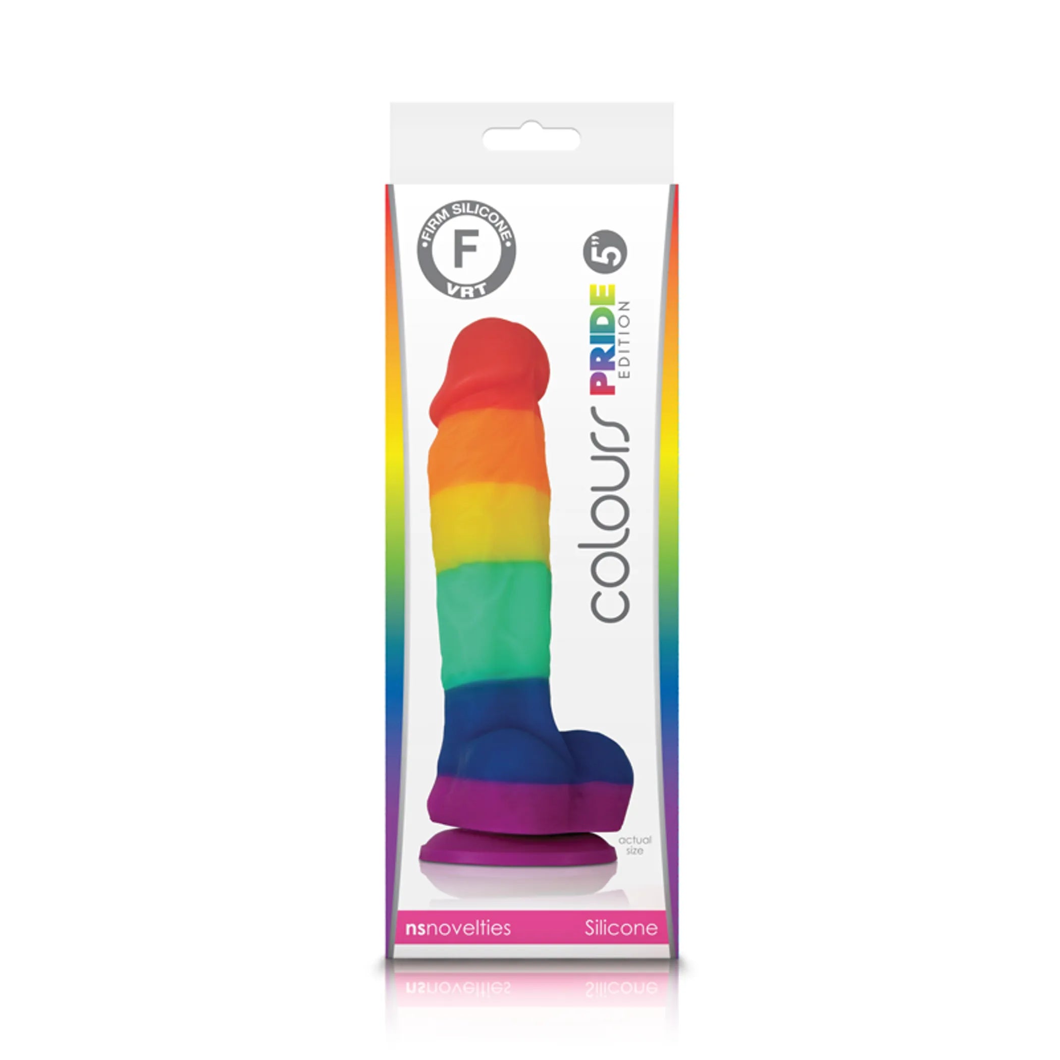 Pride Collection: 5 Inch Rainbow Dildo