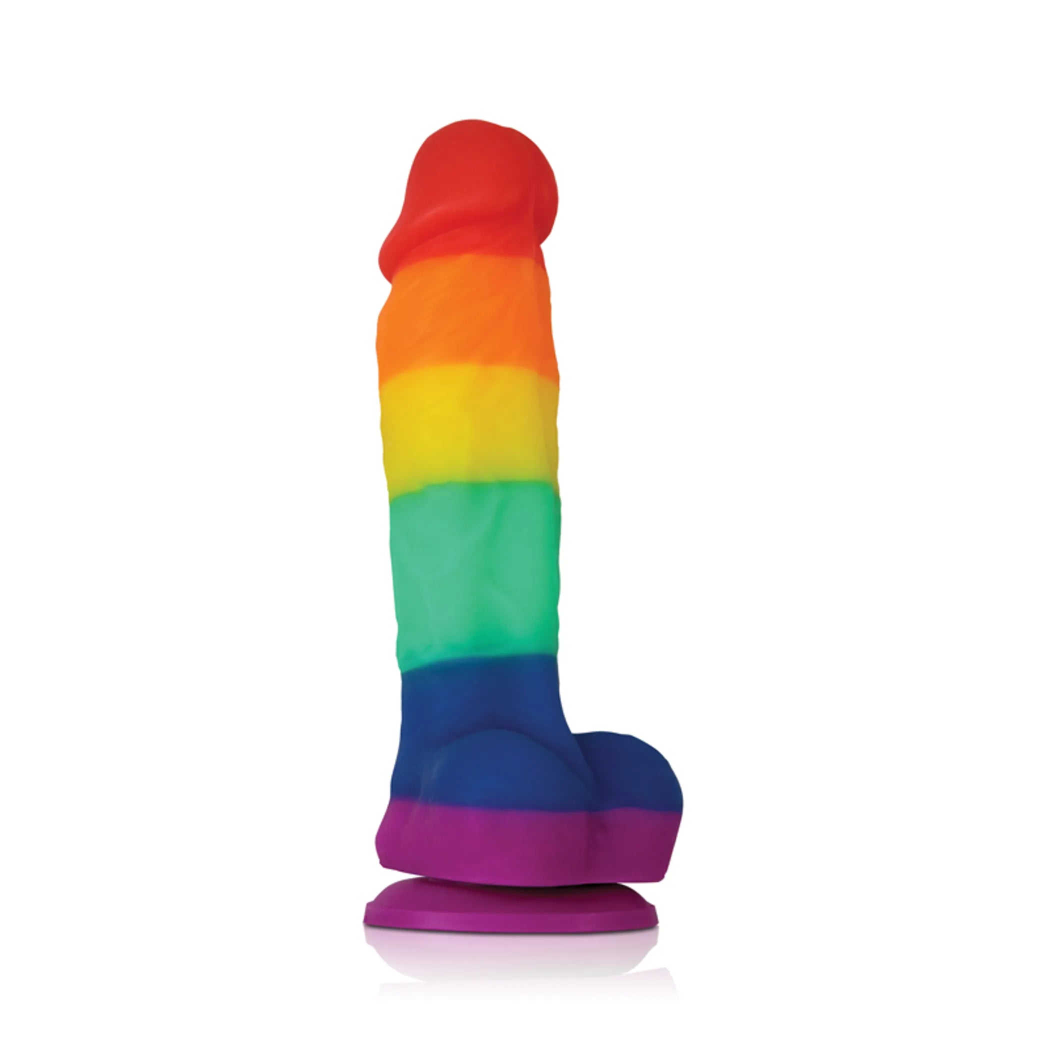 Pride Collection: 5 Inch Rainbow Dildo