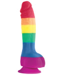 Pride Collection: 6 Inch Rainbow Dildo