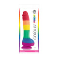 Pride Collection: 8 Inch Rainbow Dildo