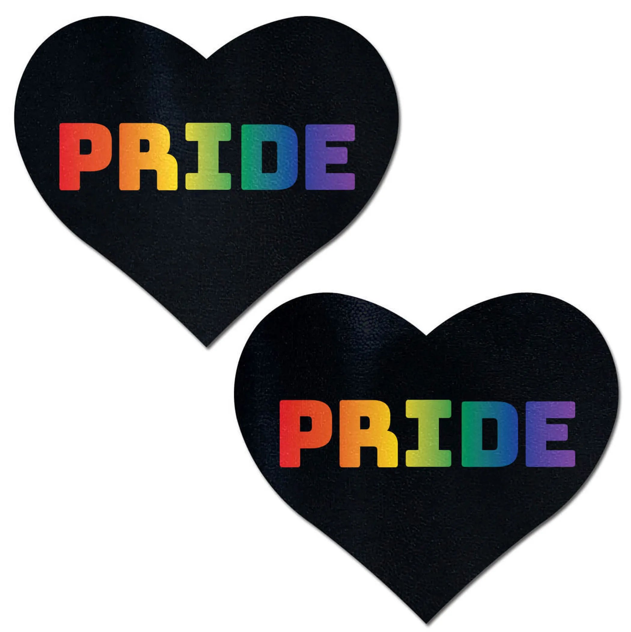 Pride Collection: Black Heart Pasties