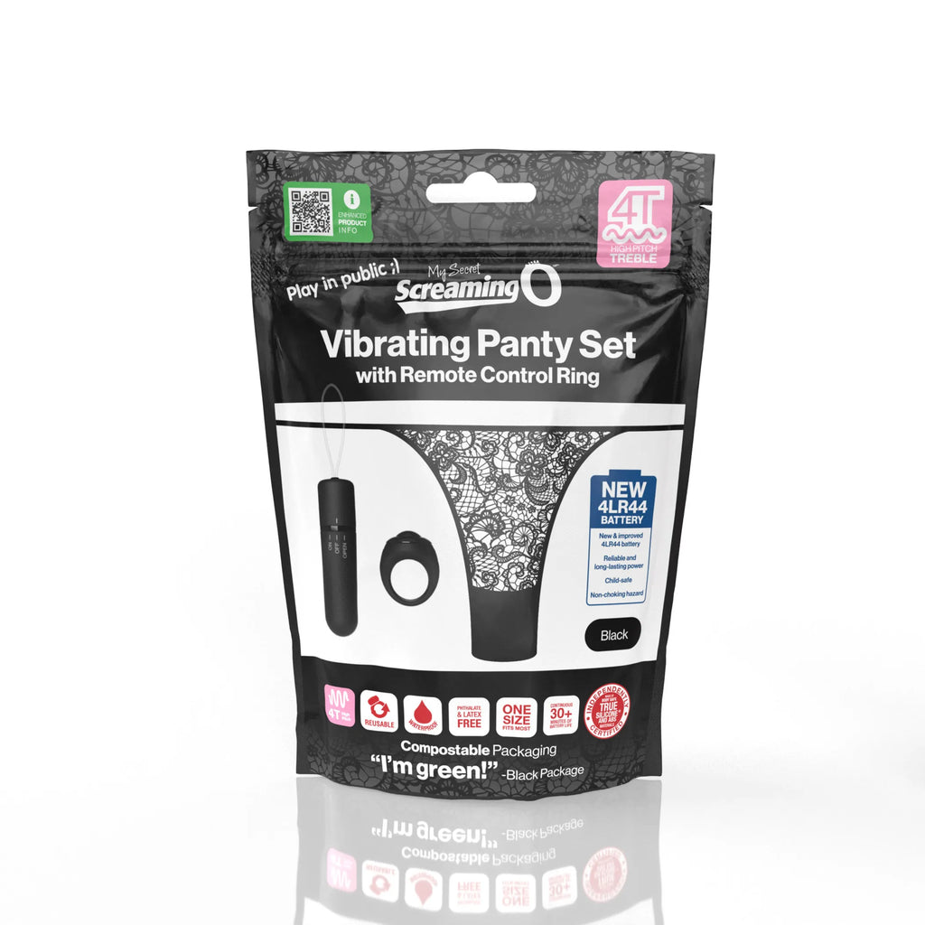 My Secret 4T Remote Control Panty - Black