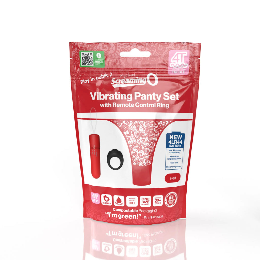My Secret 4T Remote Control Panty - Red