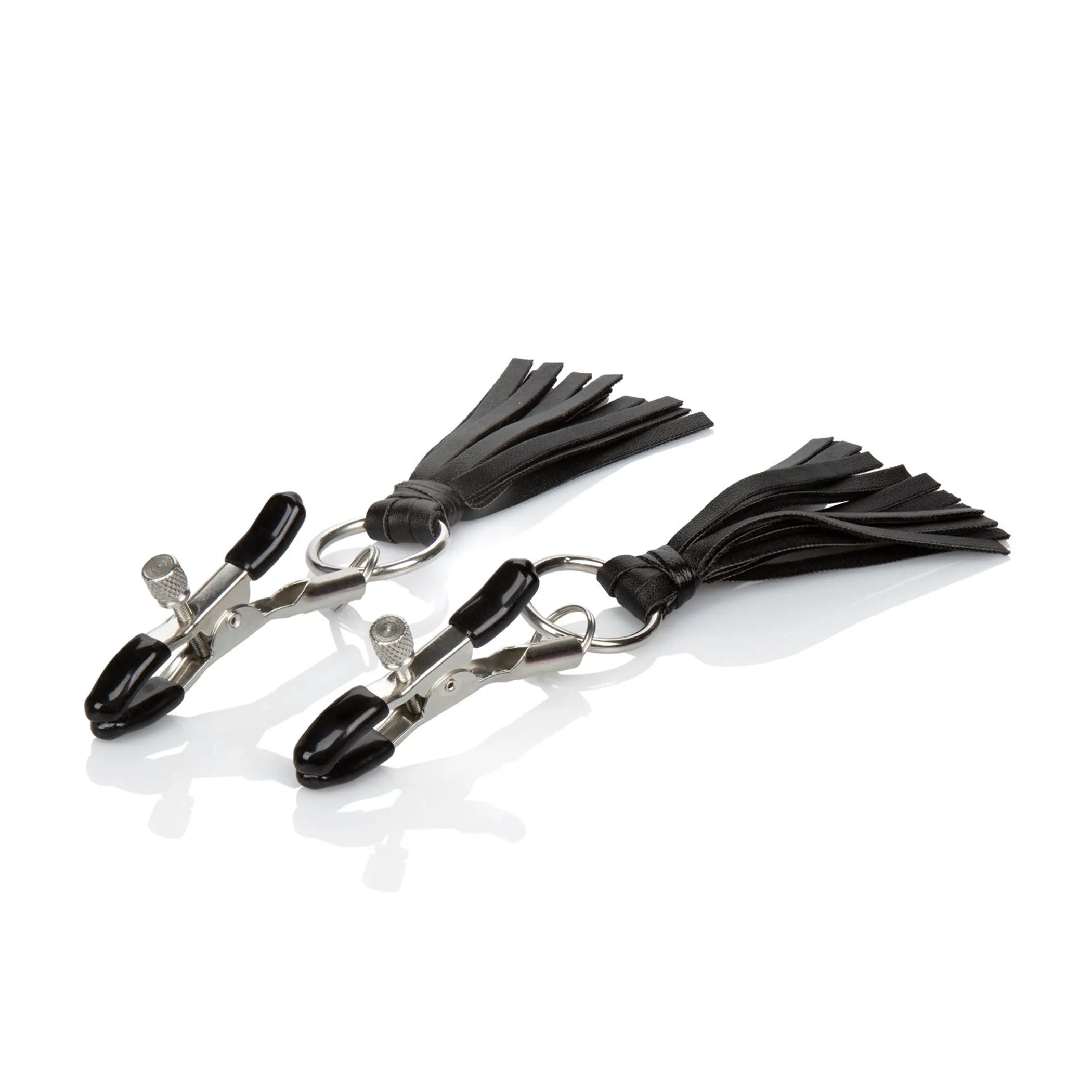Playful Tassels Nipple Clamps - Black