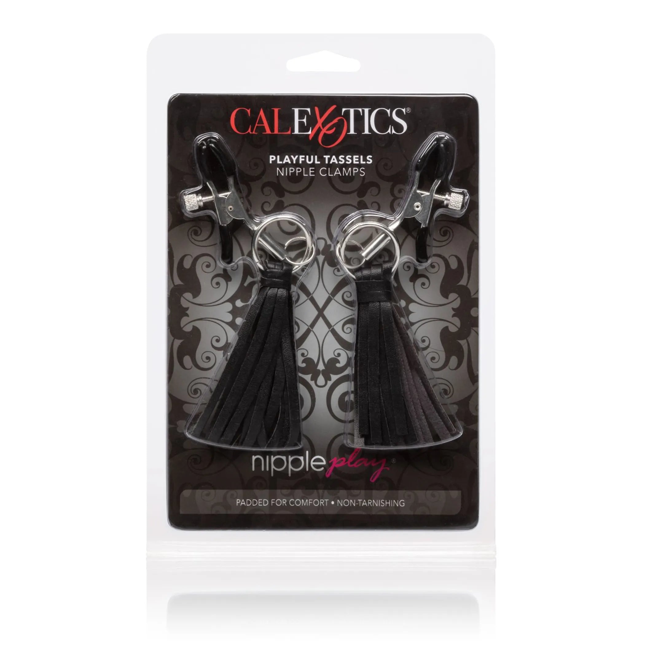 Playful Tassels Nipple Clamps - Black