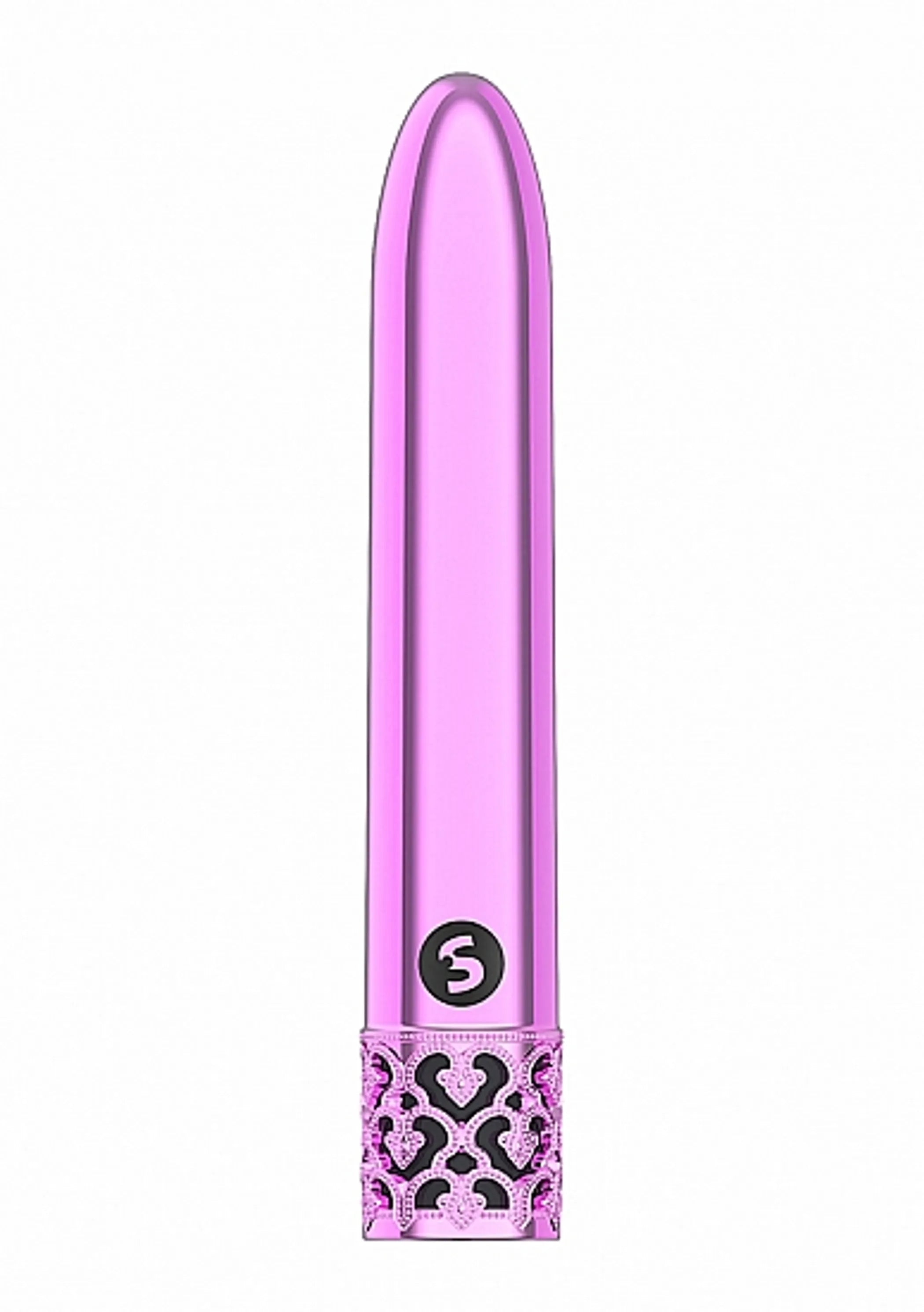 Royal Gems Shiny Pink Bullet Massager