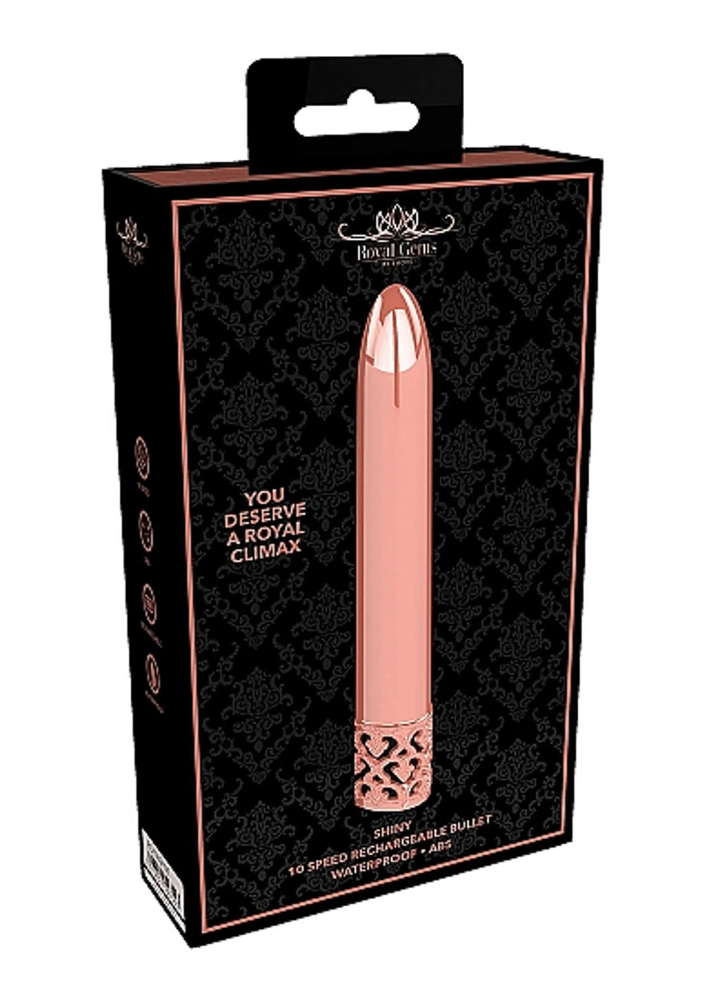 Royal Gems Shiny Rose Bullet Massager