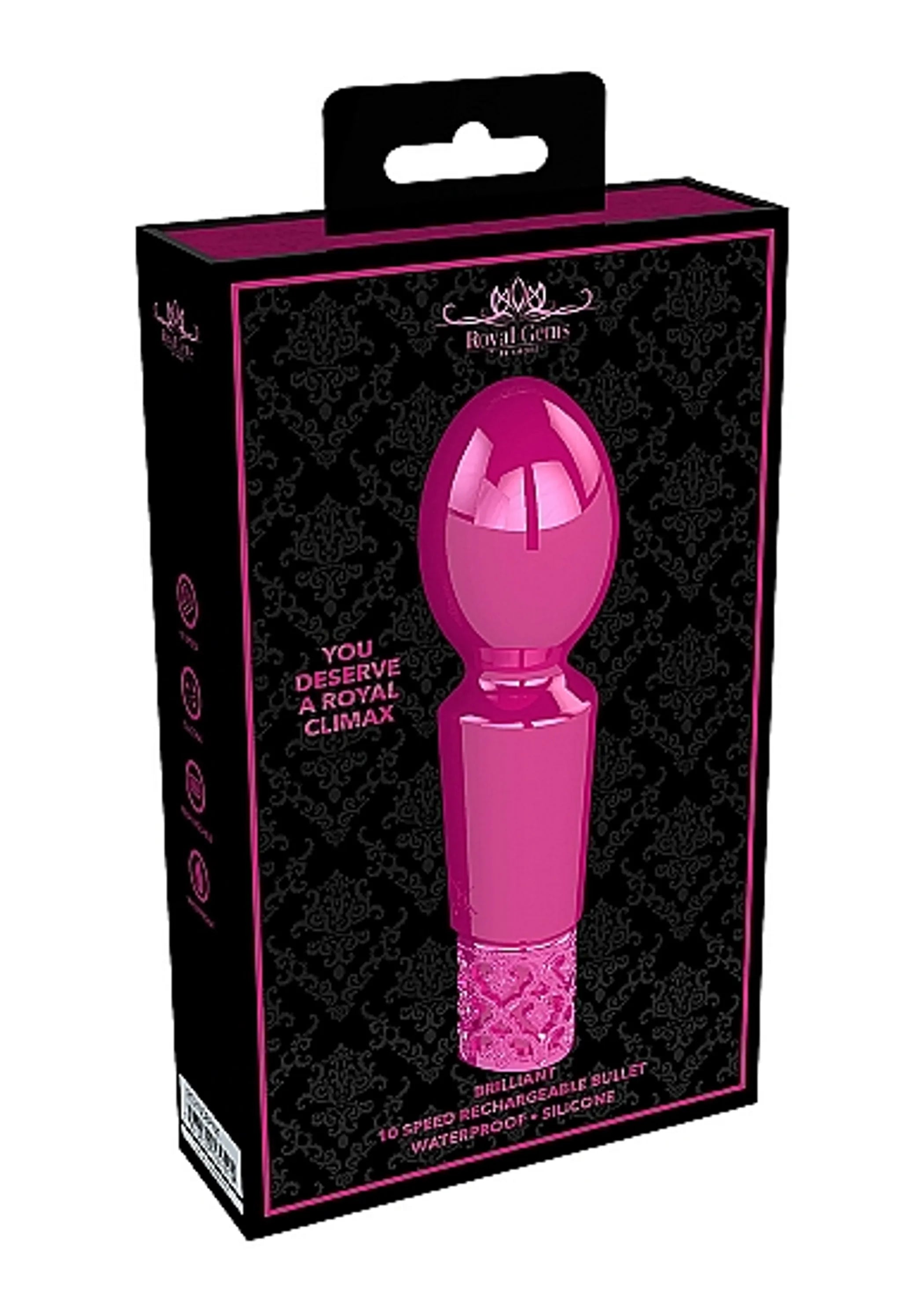 Royal Gems Brilliant Pink Mini Massager