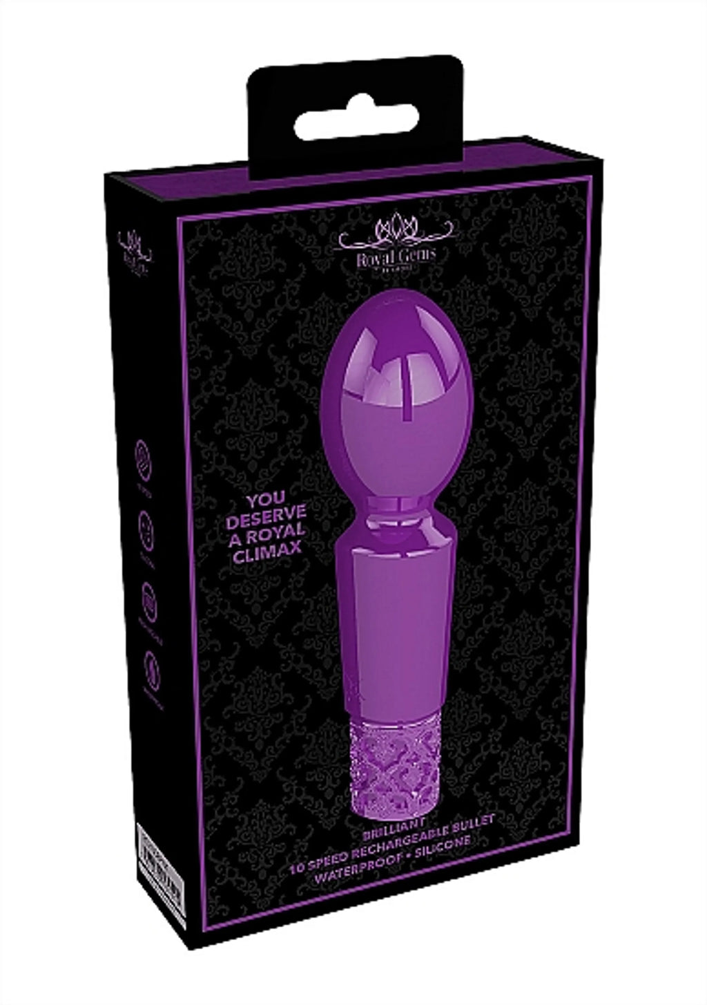 Royal Gems Brilliant Purple Mini Massager