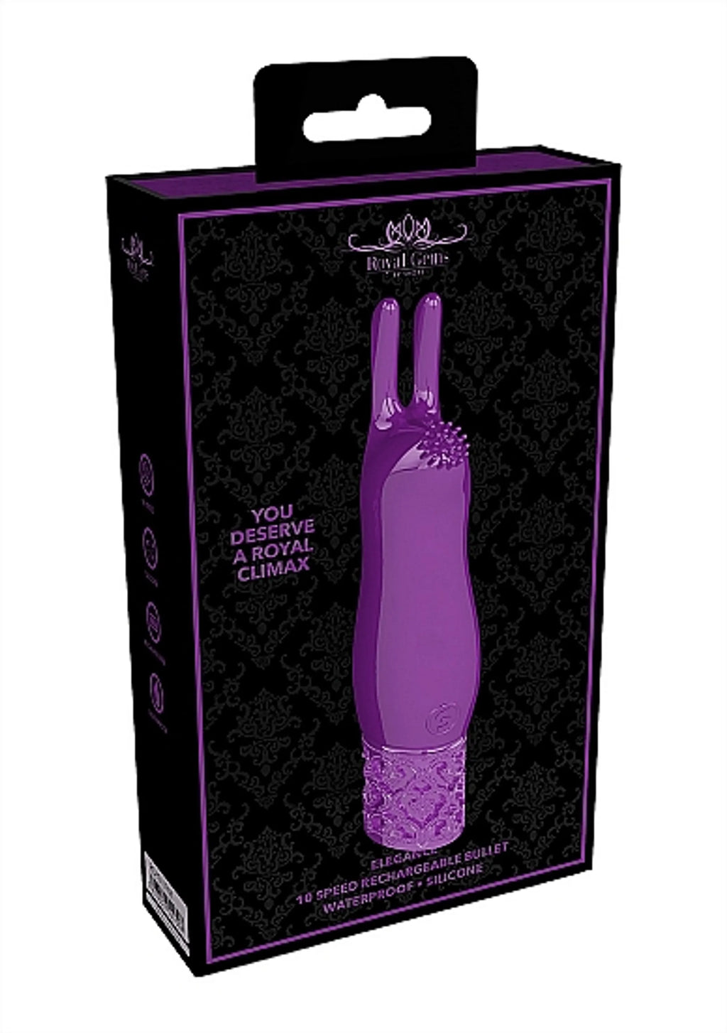 Royal Gems Elegance Purple Bullet Massager