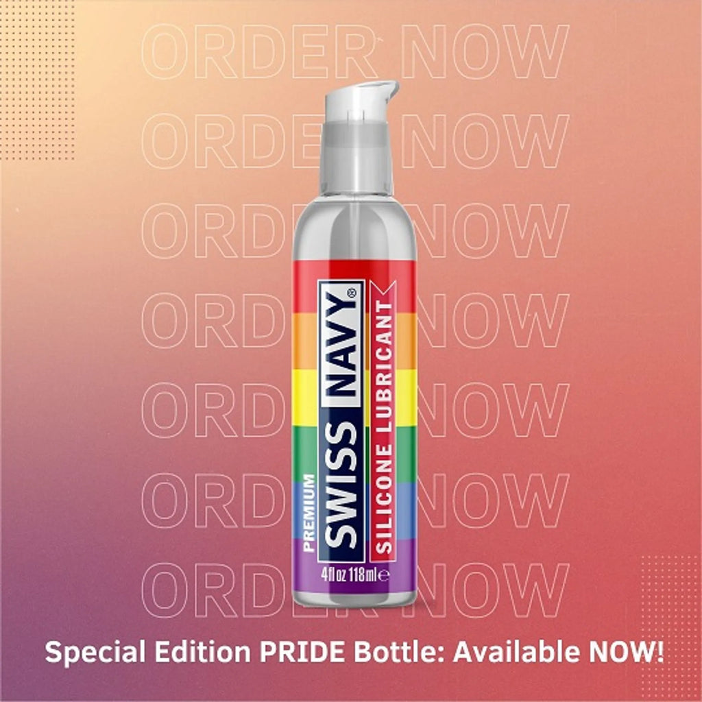 Pride Collection: Swiss Navy Silicone Lube - 4oz