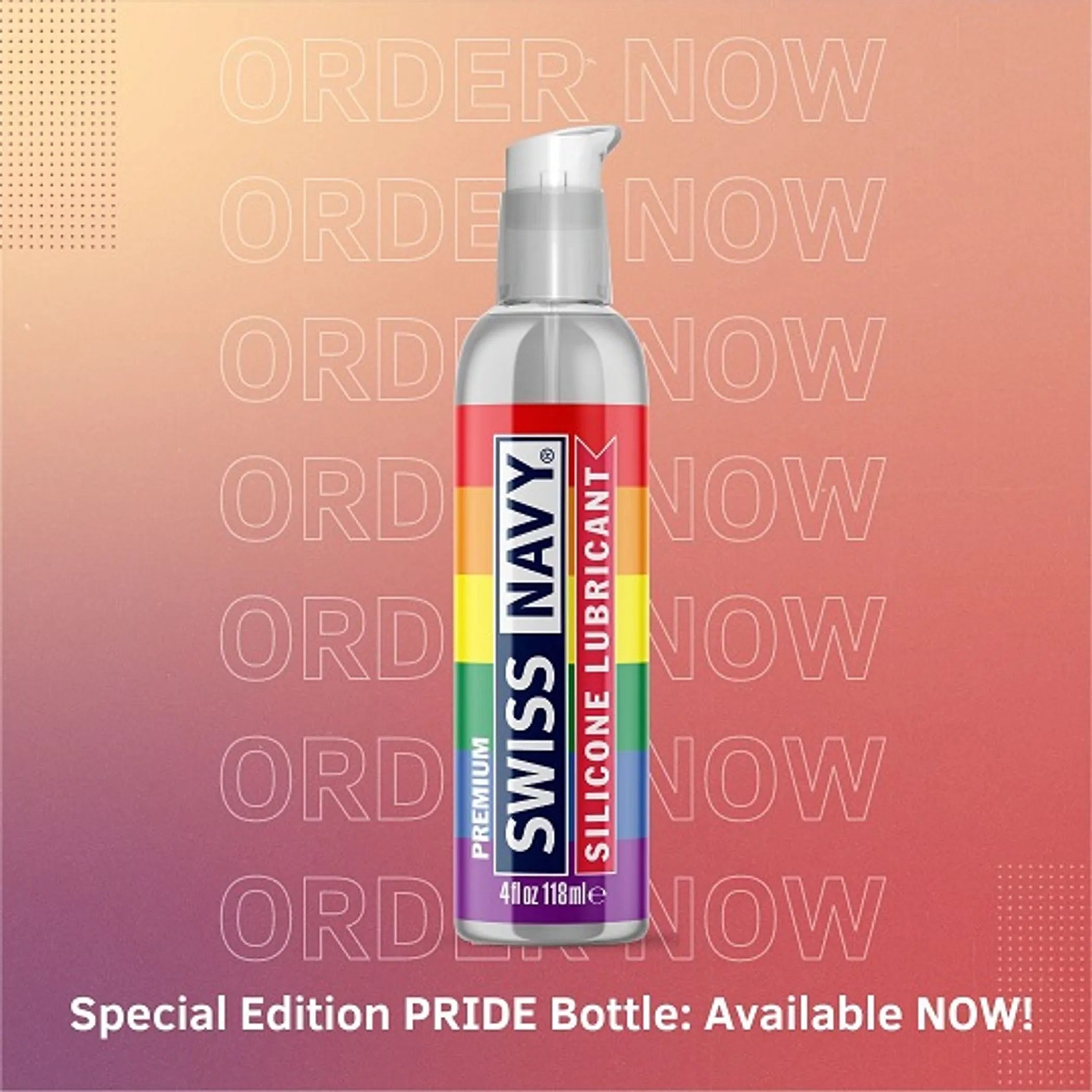 Pride Collection: Swiss Navy Silicone Lube - 4oz