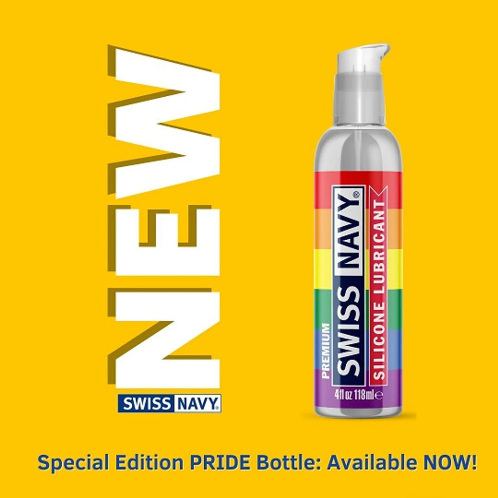 Pride Collection: Swiss Navy Silicone Lube - 4oz