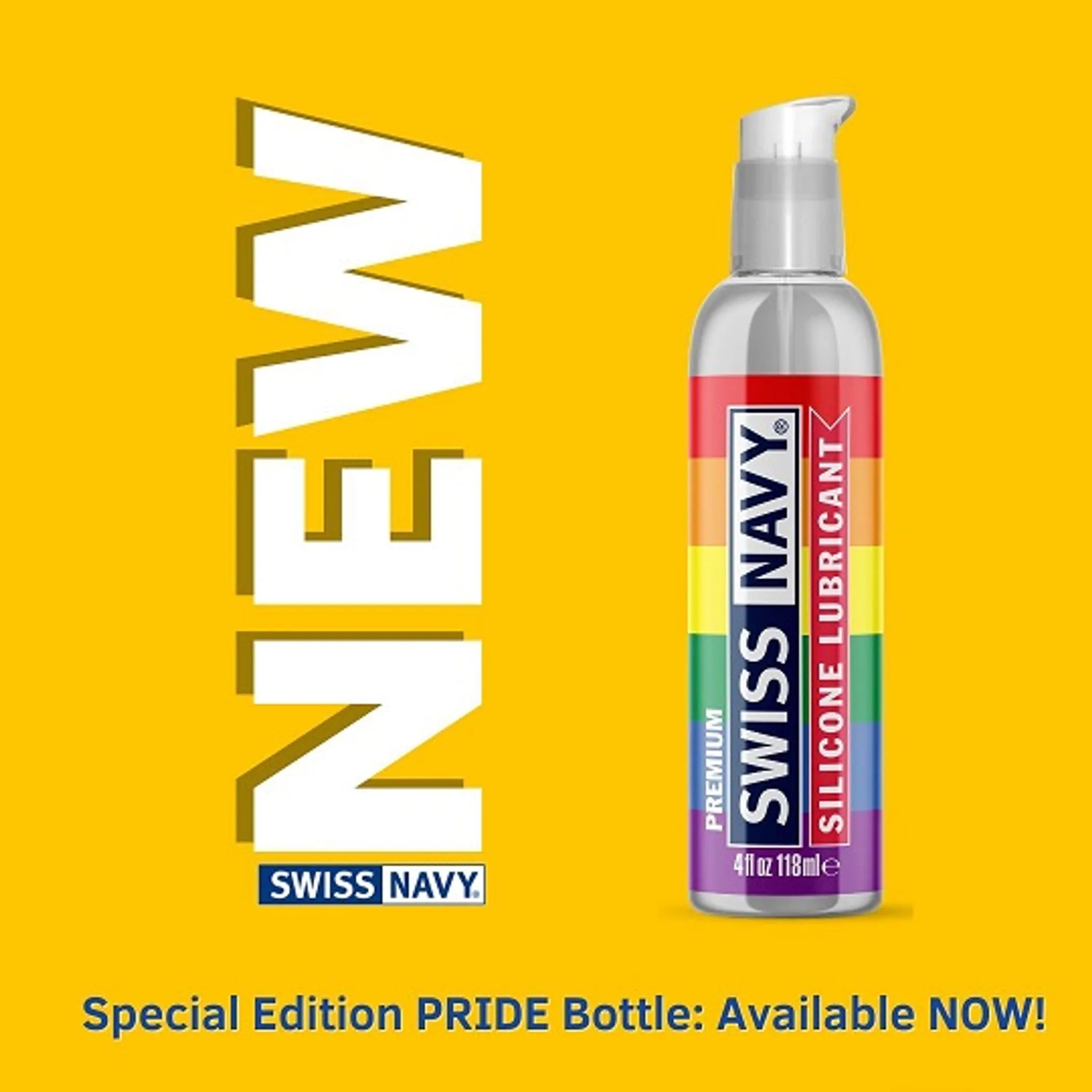Pride Collection: Swiss Navy Silicone Lube - 4oz