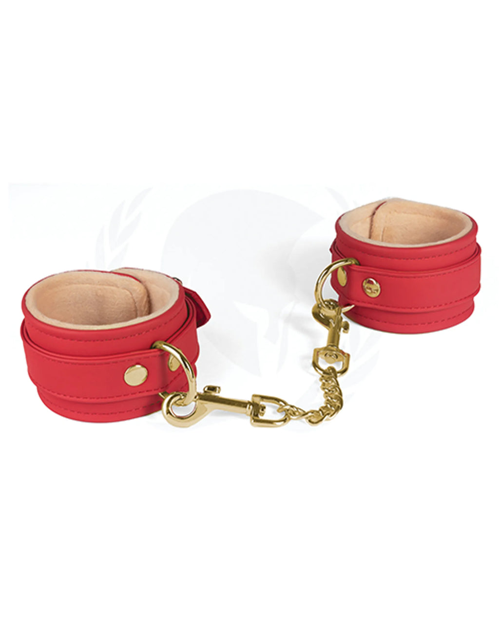 Plush Lined Cuffs - Red