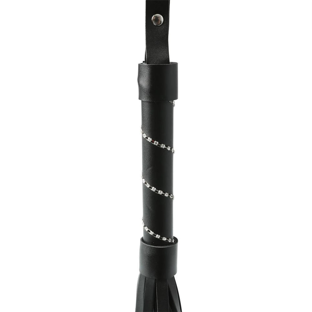 Jeweled Flogger - Black