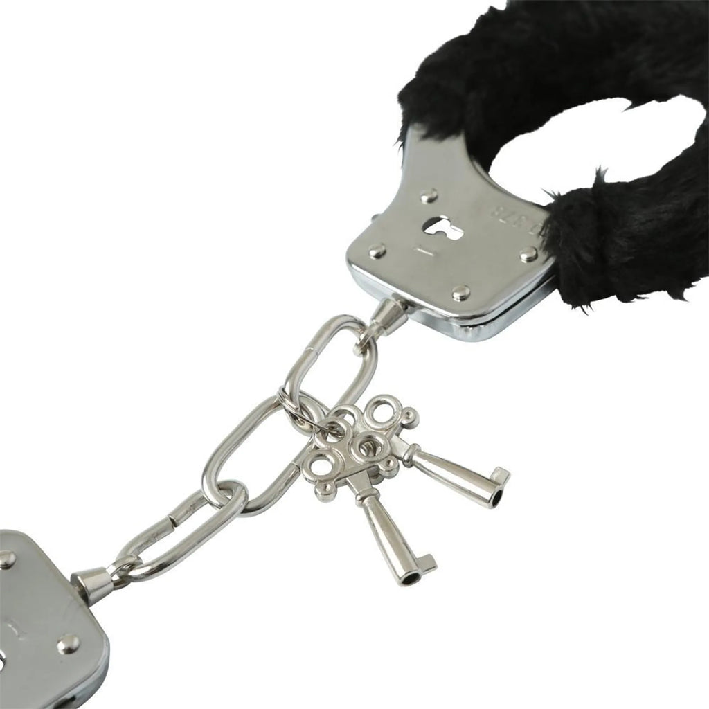 Furry Handcuffs - Black