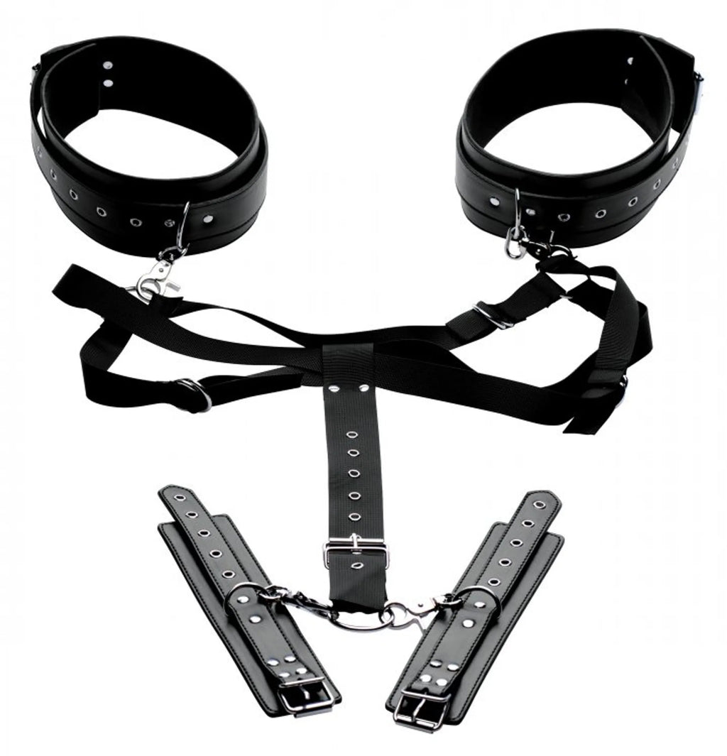 Master Series Quatre Thigh Harness & Wrist Cuffs