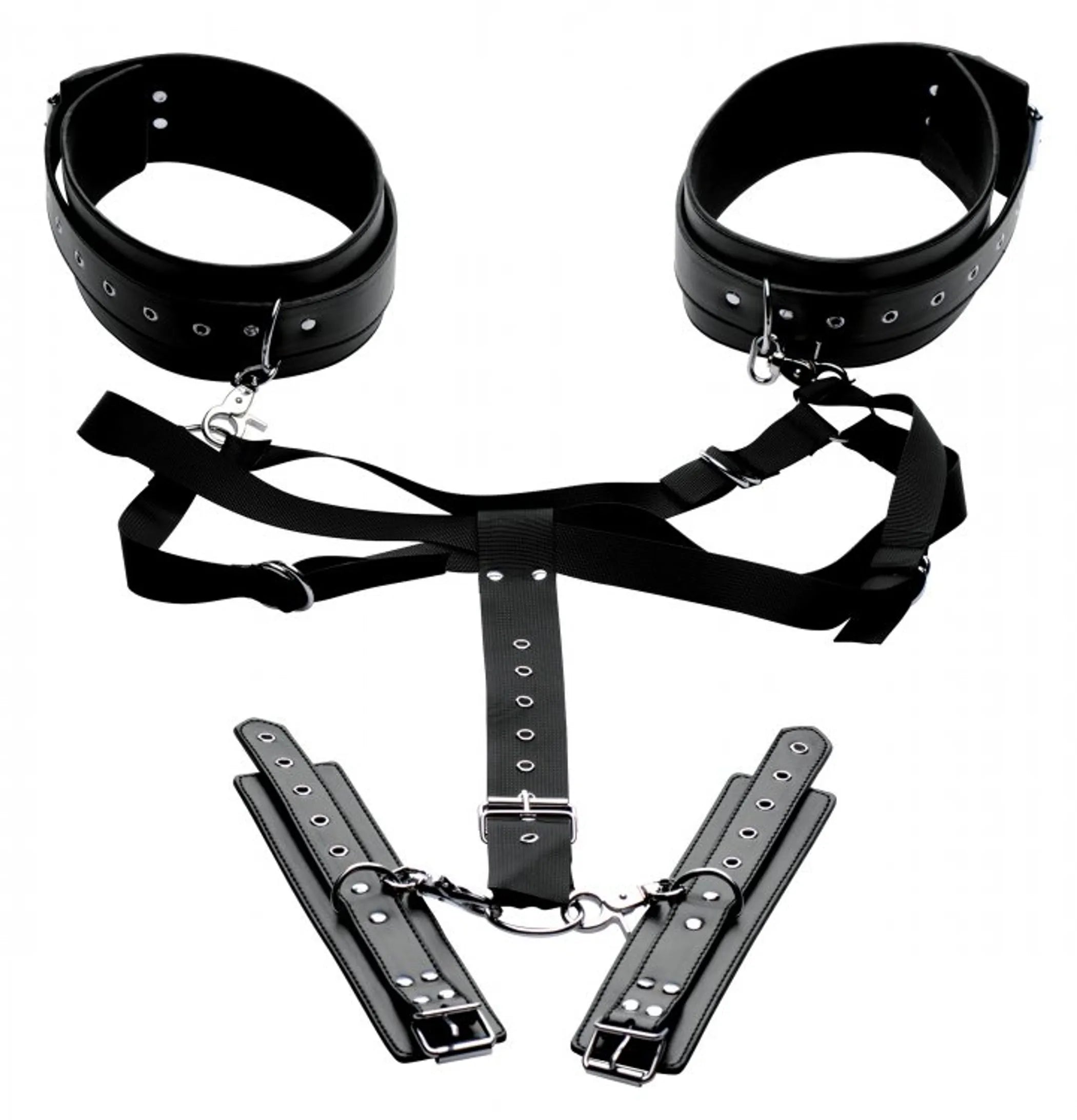 Master Series Quatre Thigh Harness & Wrist Cuffs