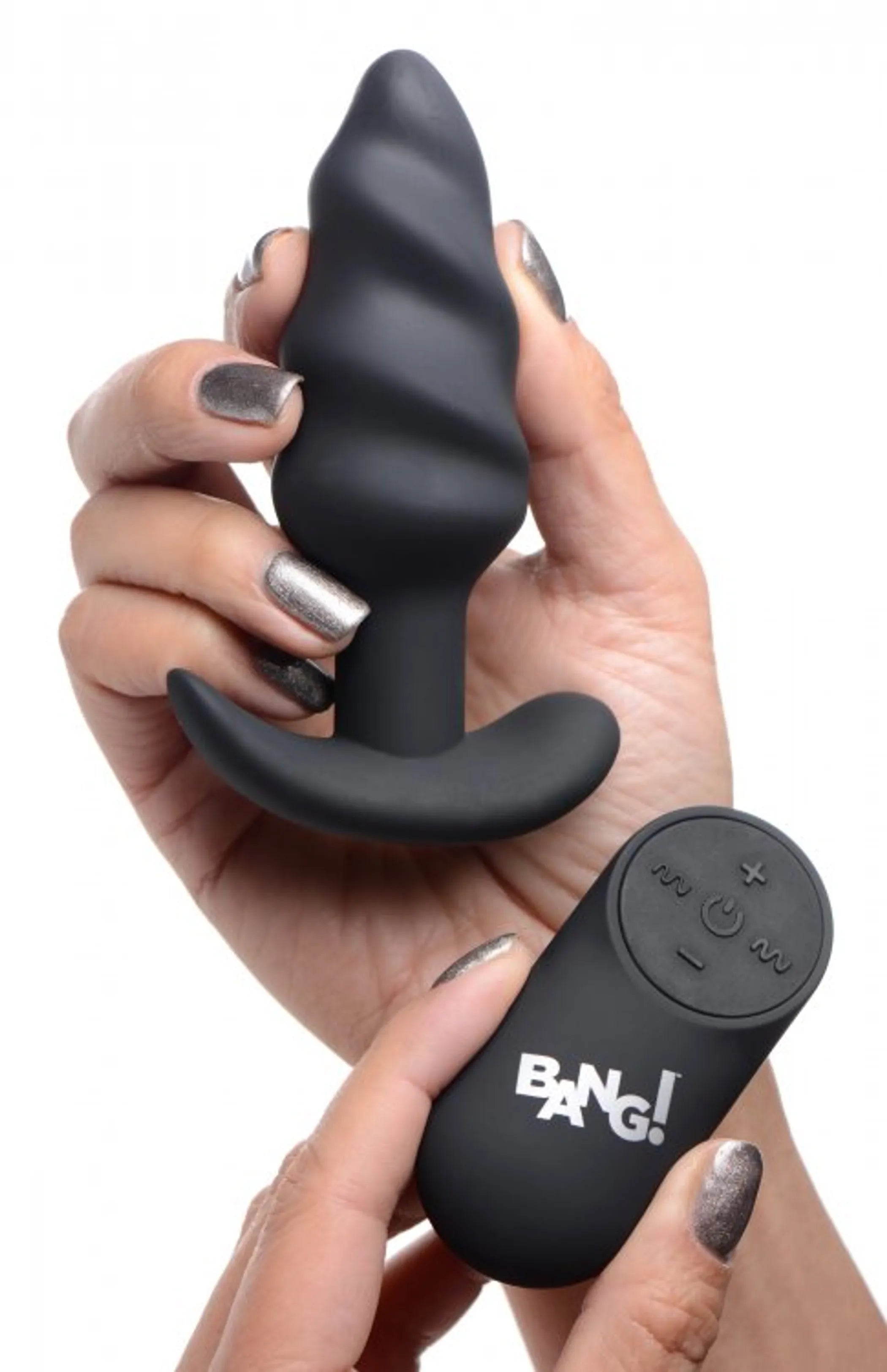 Remote Control Swirl Plug - Black
